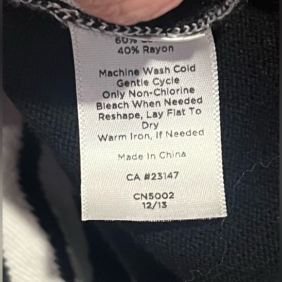 Talbots Zebra Print Button Up Cardigan Sweater - Size L - Picture 6 of 8